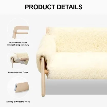 MEWOOFUN Cat Sofa Bed - Stylish Pet Couch for Cats