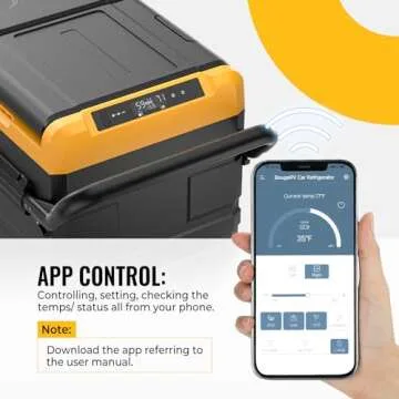 BougeRV 12 Volt Dual Zone Car Refrigerator with APP Control