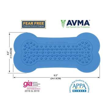 Lick Lick Pad Dog Accessories | Pet Shower Attachment | Dog Peanut Butter Lick Pad | Dog Bathing Station | Dog Bathing Supplies | Veterinarian Used | Suction to Wall | Large