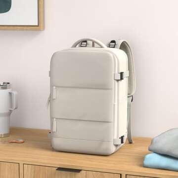 Laptop Travel Backpack For Women Men Airline Approved Carry On Bags For Airplanes Underseat Luggage ...