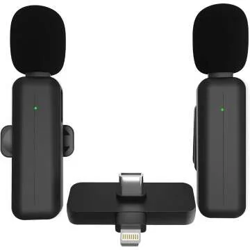 Wireless Lavalier Microphone for iPhone & Android