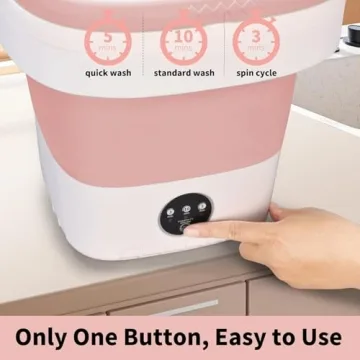 Compact Portable Mini Washing Machine for Home and Travel