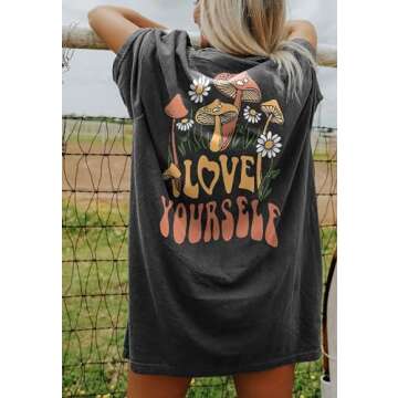 Trendy Oversized T Shirt for Women - Comfortable and Chic