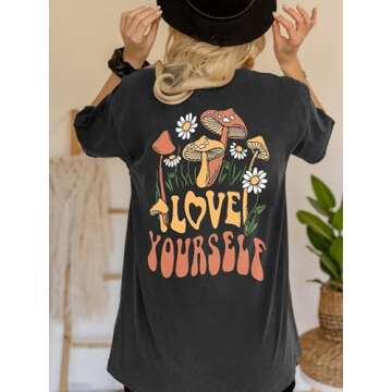 Trendy Oversized T Shirt for Women - Comfortable and Chic