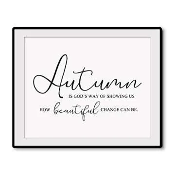 Autumn Art Print for Thanksgiving and Fall Decor