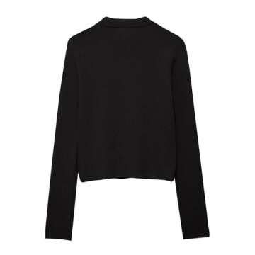 Pinclodly Bow Tie Front Women's Cardigan - Trendy & Cozy