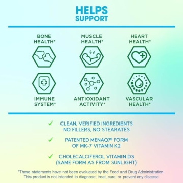 BioEmblem Vitamin D3 K2 Capsules for Immunity and Health