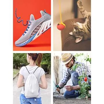 Mandala Crafts 2mm Black Elastic Cord for Jewelry Making