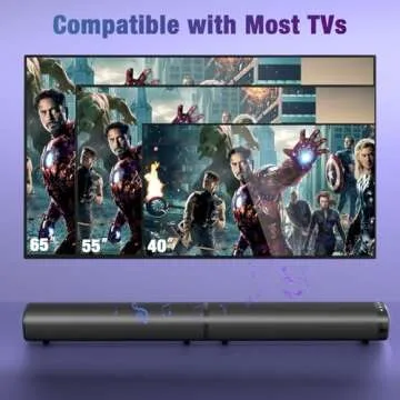 100W Yenjuty 2-in-1 Sound Bar for Smart TV