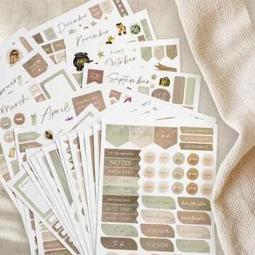 Aesthetic Boho Planner Stickers - 1200+ Designs for Daily Planning