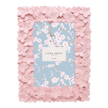 Laura Ashley Pink Floral Picture Frame - Elegant Home Decor
