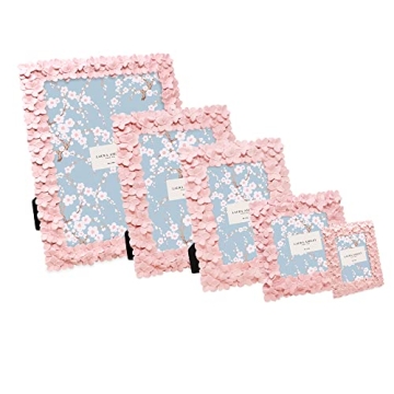 Laura Ashley Pink Floral Picture Frame - Elegant Home Decor