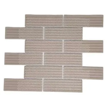 Subway Porcelain White Matte Tiles for Kitchen & Bathroom