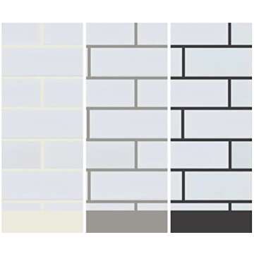 Subway Porcelain White Matte Tiles for Kitchen & Bathroom