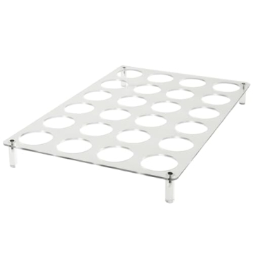 ZOWZOW K-Cup Holder Drawer for 24 Coffee Pods Storage, Acrylic K Cup Organize for Drawer or Countert...