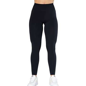 AUROLA Dream Collection Workout Leggings for Women High Waist Seamless Scrunch Athletic Running Gym ...