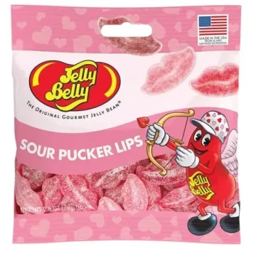 Delicious JELLY BELLY Sour Pucker Lips for All Ages