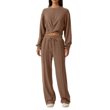 QINSEN Women 2 Piece Sweatsuit Set for Style and Comfort