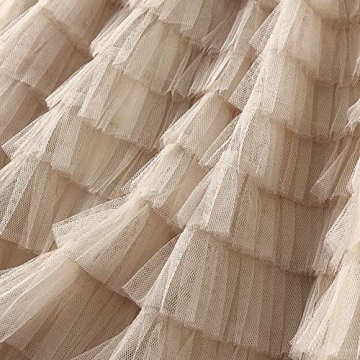 Dirholl Women's A-Line Fairy Elastic Waist Midi Skirt Tutu B