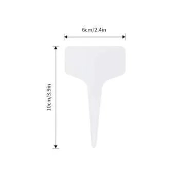 Durable KINGLAKE Plastic Plant T-Type Tags for Gardening