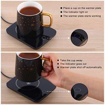Misby Coffee Warmer | Electric Cup Warmer for All Beverages