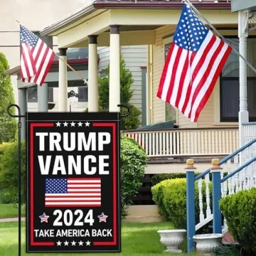 Trump Vance 2024 Garden Flag for Outdoor Use