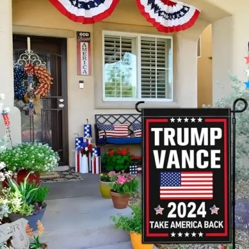 Trump Vance 2024 Garden Flag for Outdoor Use