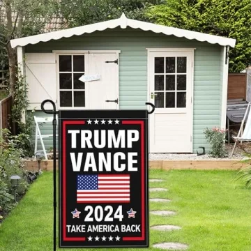 Trump Vance 2024 Garden Flag for Outdoor Use