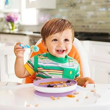 Munchkin Stay Put Suction Plates for Toddler Meals