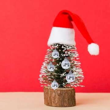 Wehhbtye 60PCS Disco Ball Ornament - 1.2 Inch Mirror Disco Ball 60s 70s Reflective Mirror Ball Christmas Tree Wedding Birthday Party Ball Ornaments