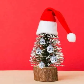 Wehhbtye 60PCS Disco Ball Ornament - 1.2 Inch Mirror Disco Ball 60s 70s Reflective Mirror Ball Christmas Tree Wedding Birthday Party Ball Ornaments