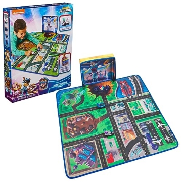 PAW Patrol Play Mat Gift Pack with Chase & Vee Cars for Kids