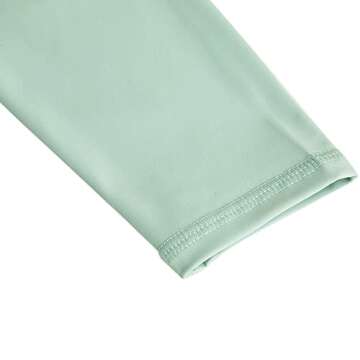 rrhss Girls High Rise Tight Casual Active Leggings Kids Gym Workout Yoga Pant Green