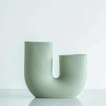 Elevate Your Space with our U Shaped Ceramic Vase