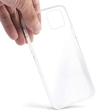 totallee Clear iPhone 11 Pro Max Case, Thin Cover Ultra Slim Minimal - for Apple iPhone 11 Pro Max (2019) (Transparent)
