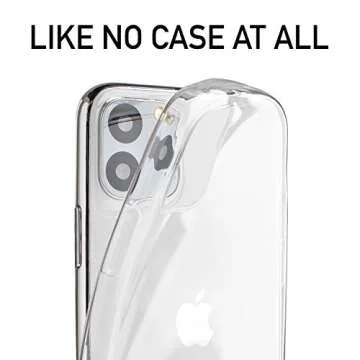 totallee Clear iPhone 11 Pro Max Case, Thin Cover Ultra Slim Minimal - for Apple iPhone 11 Pro Max (2019) (Transparent)