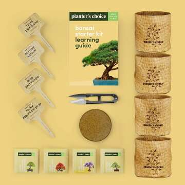 Bonsai Starter Kit for Garden Crafts and DIY Enthusiasts