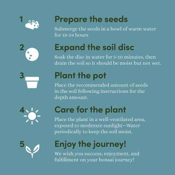 Bonsai Starter Kit for Garden Crafts and DIY Enthusiasts