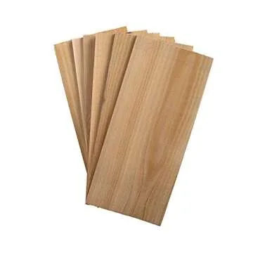 6 Pack Premium Cedar Grilling Planks for Gourmet Cooking