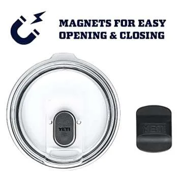 YETI Rambler 30 oz Tumbler, Stainless Steel, Vacuum Insulated with MagSlider Lid, Nordic Purple