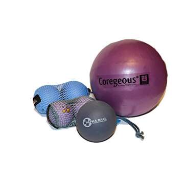 Yoga Tune Up Ball Set for Fitness and Pain Relief  