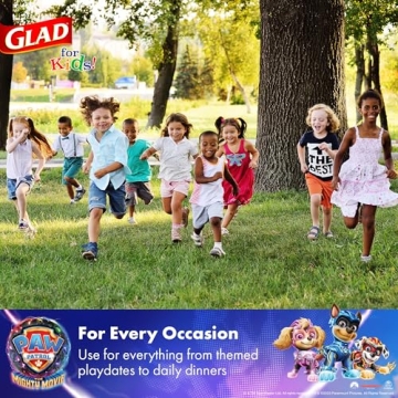 Glad for Kids PAW Patrol Paper Plates - Fun & Sturdy