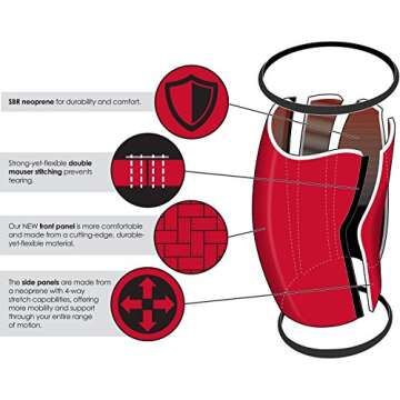 Rocktape Assassins Knee Compression Sleeves, Knee Brace for Weightlifting, Cross Training & Working Out - Reduce Strain & Swelling (2 Sleeves)