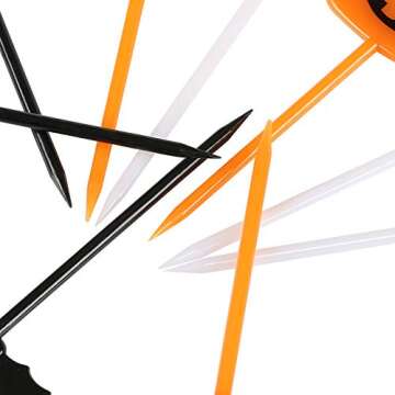 100 PCS Halloween Picks Plastic Halloween Party Cupcake Toppers Halloween Appetizer Picks