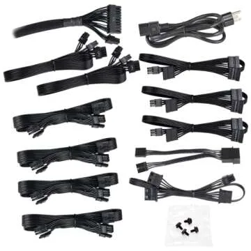 EVGA 850 GQ, 80+ GOLD 850W, Semi Modular, EVGA ECO Mode, 5 Year Warranty, Power Supply 210-GQ-0850-V1,Black