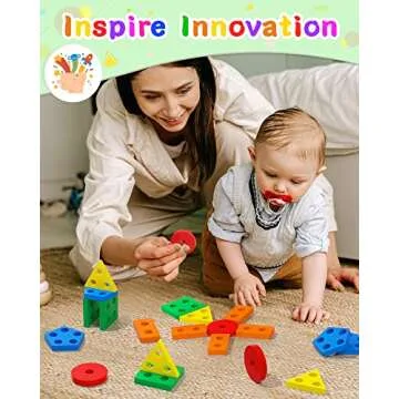 Yetonamr Montessori Toys for Safe Toddler Learning