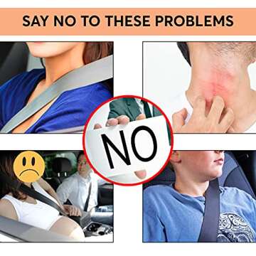 AprilLove Non Verbal Autism Autistic Custom Name Medical Alert Car Seat Belt Cover for Adults Girls and Boys Safety Seatbelt Belt Strap Shoulder Pad for a More Comfortable Driving, Multi, 7 x 10