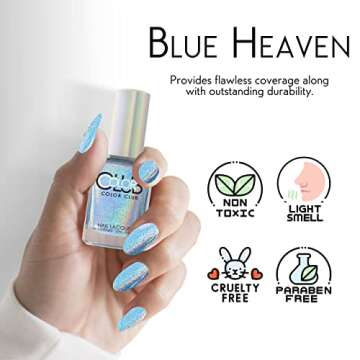 Color Club Blue Heaven Color Club Halo Huesnail Lacquer .5 Fl Ounce - 15 Ml, 0.5 fluid_ounces