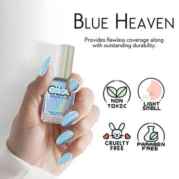 Color Club Blue Heaven Color Club Halo Huesnail Lacquer .5 Fl Ounce - 15 Ml, 0.5 fluid_ounces