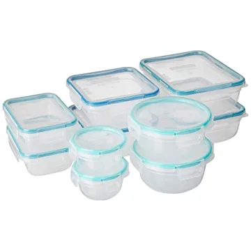 Snapware Total Solution 20-Pc BPA-Free Plastic Food Storage Containers Set for Meal Prep
